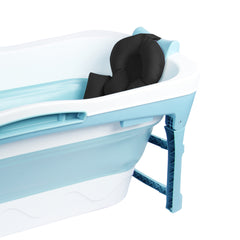 Hopfällbart badkar kudde svart